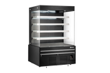 Omcan 48380 - 72” Four (4) Shelf Grab-and-Go Open Front Refrigerated Showcase, 40.96 cu.ft. (1160 L), Black