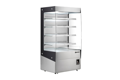 Omcan 48386 - 46" Floor Display Warmer, 4 Shelves, Open Front, Self-Service, 26.8 cu. ft. (760 L) Capacity - 220V, 3100W