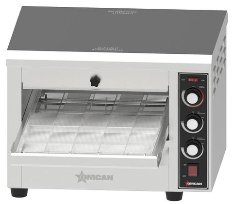 Omcan 48387 - Countertop Conveyor Toaster with 14″ Belt – 240 V, 1 Phase, 3600 W