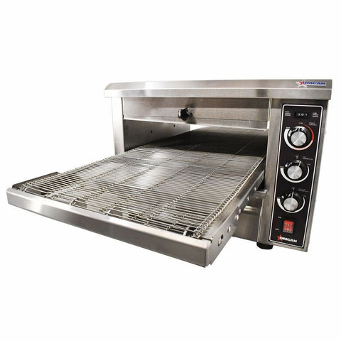 Omcan 48387 - Countertop Conveyor Toaster with 14″ Belt – 240 V, 1 Phase, 3600 W