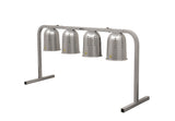 Omcan 48395 - 4-Bulb Commercial Portable Heat Lamp, Silver -  4 x 250W, 110V/60Hz/1Ph