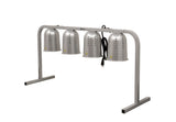 Omcan 48395 - 4-Bulb Commercial Portable Heat Lamp, Silver -  4 x 250W, 110V/60Hz/1Ph
