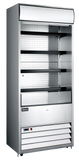 Omcan 48479 - 30″ Four (4) Shelf Grab-and-Go Refrigerated Showcase, 15.5 cu.ft. (440 L), Stainless Steel