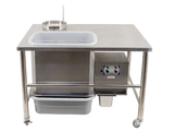 Omcan 48616 - 48" Breading Station with Clump Sifting
