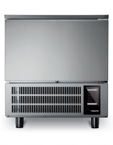 Omcan 48703 - Trento 32″ Countertop Blast Chiller with 5-tray Capacity, 5" Touch Screen – 1.1 HP, 220 V, 1 Phase