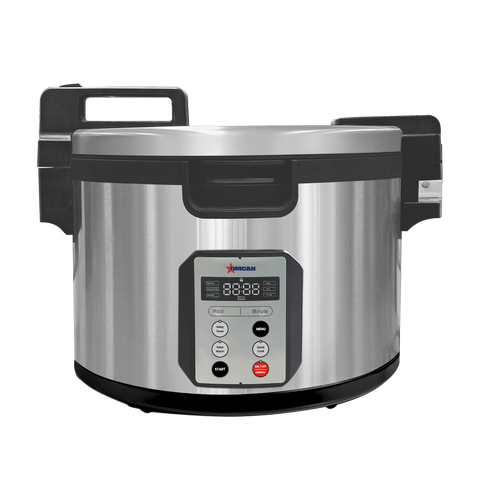 Omcan 48732 - Commercial 90 cup (16 Liter) Electric Rice Cooker – 2500 W, 240 V