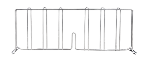 Omcan 48749 - Pressure Fit Chrome Shelf Divider 18" x 4"