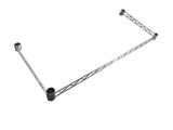 Omcan 48755 - 3 Sided Chrome Shelving Frame 18" x 36"