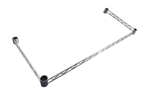 Omcan 48755 - 3 Sided Chrome Shelving Frame 18" x 36"