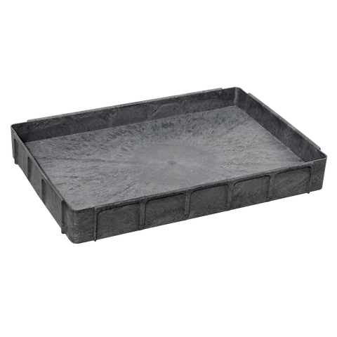 Omcan 48878 - Middle shelf for 48879 – Heavy-Duty Dark Gray Utility Cart