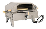 Omcan 49112 - Stainless Steel Propane Pizza Oven with Foldable Legs 12,000 BTU