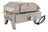 Omcan 49112 - Stainless Steel Propane Pizza Oven with Foldable Legs 12,000 BTU
