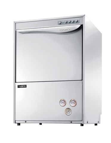 Omcan 49126 - Kromo Dupla-50-USA High-Temperature Undercounter Dishwasher | Trento – 220-240 W, 1 Ph, 7.09 kW