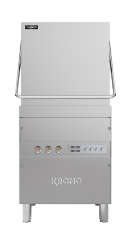 Omcan 49127 - Kromo Hood-110-USA Upright High-Temperature Dishwasher | Trento – 220-240V, 1 Ph, 10.92 kW