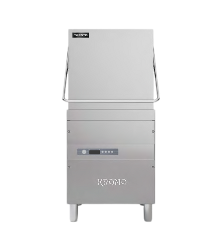 Omcan 49128 - Kromo HD-130-Premium-USA Heavy-Duty Upright High-Temperature Dishwasher | Trento – 220-240V, 3 Ph, 10.75 kW