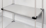 Omcan 49135 - 18″ x 48″ Stainless Steel Solid Shelf for Chrome Racks
