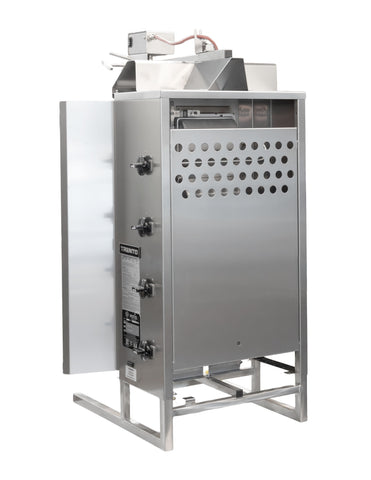 Omcan 49161 - Potis MU GD4 70 kg Natural Gas Doner Kebab Machine / Vertical Broiler with 4 Burners | Trento – 38,000 BTU