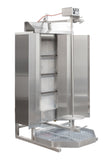 Omcan 49161 - Potis MU GD4 70 kg Natural Gas Doner Kebab Machine / Vertical Broiler with 4 Burners | Trento – 38,000 BTU