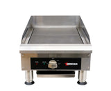 Omcan 49885 - 14″ Electric Charbroiler with Grill and Griddle Plate Attachments – 3.6 KW, 240 V