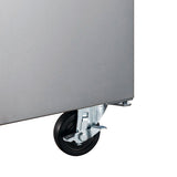 Omcan 50042 - 50″ One (1) Door Refrigerated Pizza Prep Table, 14 cu.ft. (396 L), Stainless Steel