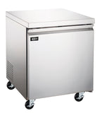 Omcan 50053 - 27″ One (1) Door Undercounter Freezer, 6.3 cu.ft. (177 L), Stainless Steel