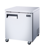 Omcan 50102 - 36″ Two (2) Door Undercounter Refrigerator, 8.7 cu. ft (246 L), Stainless Steel