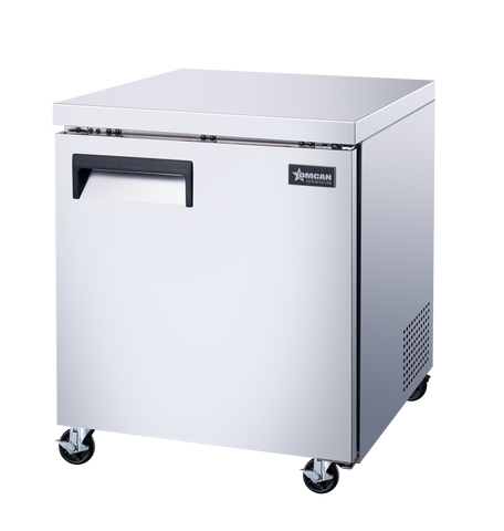 Omcan 50102 - 36″ Two (2) Door Undercounter Refrigerator, 8.7 cu. ft (246 L), Stainless Steel