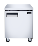 Omcan 50102 - 36″ Two (2) Door Undercounter Refrigerator, 8.7 cu. ft (246 L), Stainless Steel