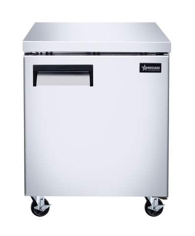 Omcan 50102 - 36″ Two (2) Door Undercounter Refrigerator, 8.7 cu. ft (246 L), Stainless Steel