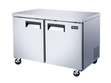 Omcan 50055 - 48″ Two (2) Door Undercounter Freezer, 12 cu.ft. (338 L), Stainless Steel