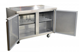 Omcan 50056 - 47″ Two (2) Door Undercounter Refrigerator, 12 cu.ft. (338 L), Stainless Steel