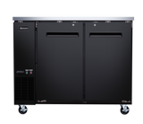 Omcan 50057 - 49" Solid 2-Door Bottle Cooler, 11.8 cu.ft. (335 L)