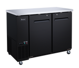 Omcan 50057 - 49" Solid 2-Door Bottle Cooler, 11.8 cu.ft. (335 L)