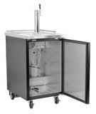 Omcan 50066 - 24″ One (1) Door Kegerator / Beer Dispenser with 1 Tap, 6 cu.ft. (170 L)
