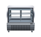 Omcan 50079 - 47″ Two (2) Shelf Floor Refrigerated Display Case, 18 cu.ft. (508 L), Stainless Steel