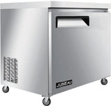 Omcan 58011 - Juneau 27″ One (1) Door Undercounter Freezer, 3.4 cu.ft. (95 L), Stainless Steel
