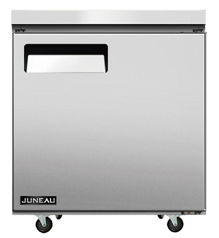 Omcan 58011 - Juneau 27″ One (1) Door Undercounter Freezer, 3.4 cu.ft. (95 L), Stainless Steel