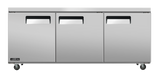 Omcan 58016 - Juneau 60″ Two (2) Door Undercounter Refrigerator, 8.9 cu.ft. (252 L), Stainless Steel
