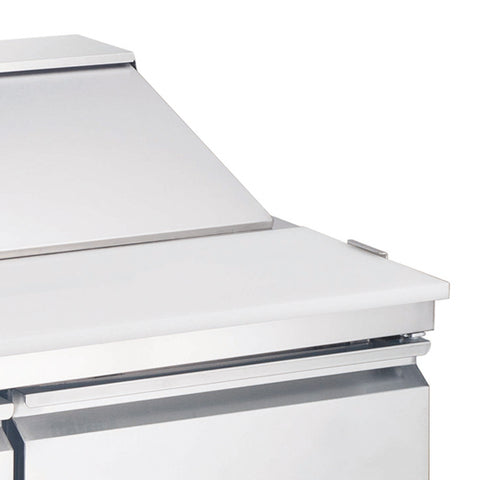 Omcan 59047 - Aurora 60″ Two (2) Door Refrigerated Sandwich/Salad Prep Table, 17 cu.ft. (469 L), Stainless Steel