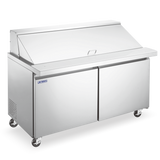 Omcan 59047 - Aurora 60″ Two (2) Door Refrigerated Sandwich/Salad Prep Table, 17 cu.ft. (469 L), Stainless Steel