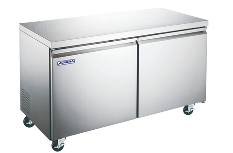 Omcan 59056 - Aurora 47″ Two (2) Undercounter Refrigerator, 12 cu.ft. (340 L), Stainless Steel