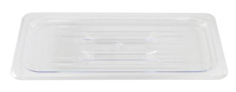 Omcan 80011 - Polycarbonate Clear Solid Cover for 1/9 Size Food Pans