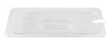 Omcan 80012 - Polycarbonate Clear Slotted Cover for 1/9 Size Food Pans