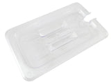 Omcan 80021 - Polycarbonate Quarter-Size Clear Slotted Cover for Food Pan
