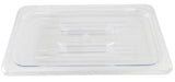 Omcan 80023 - Polycarbonate Third-Size Clear Solid Cover for Food Pan
