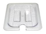 Omcan 80024 - Polycarbonate Clear Slotted Cover for 1/3 Size Food Pans