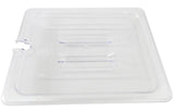 Omcan 80026 - Polycarbonate Half-Size Clear Slotted Cover for Food Pan
