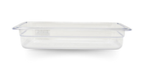Omcan 80036 - GN 1/3 Third-size Polycarbonate Clear Food Pan, 2 1/2″ Deep