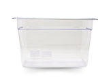 Omcan 80057 - GN 1/3 Third-size Polycarbonate Clear Food Pan, 8″ Deep