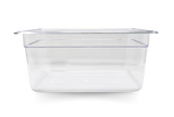 Omcan 80064 - GN 1/2 Half-size Polycarbonate Clear Food Pan, 6″ Deep